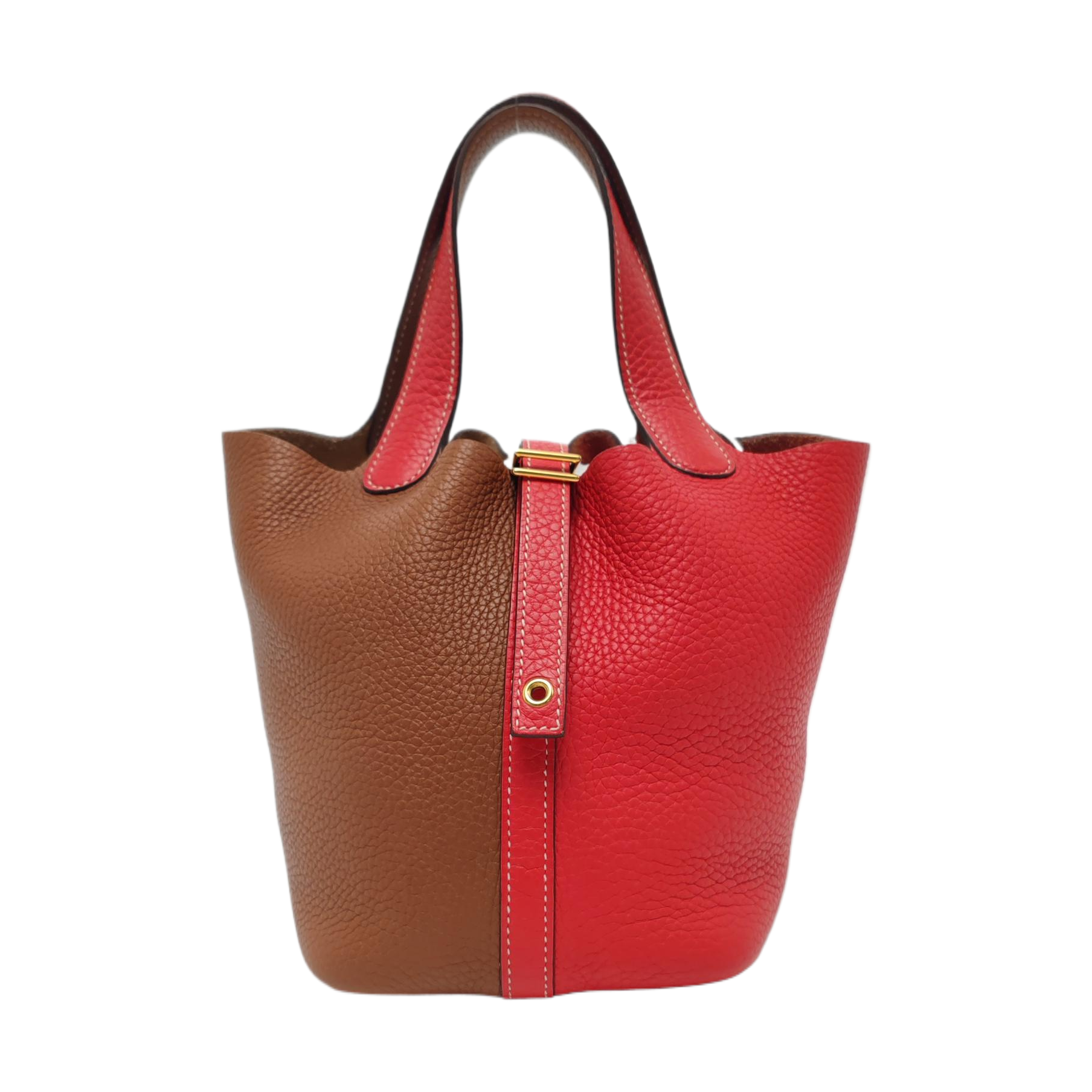 Authenticated pre-owned  Picotin Lock 18 Clemence Multicolor - Top Handle Bag at Looply