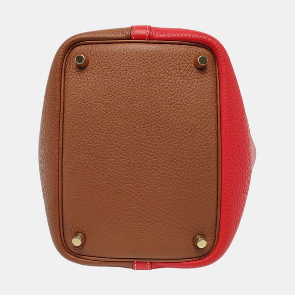 Authenticated pre-owned  Picotin Lock 18 Clemence Multicolor - Top Handle Bag at Looply