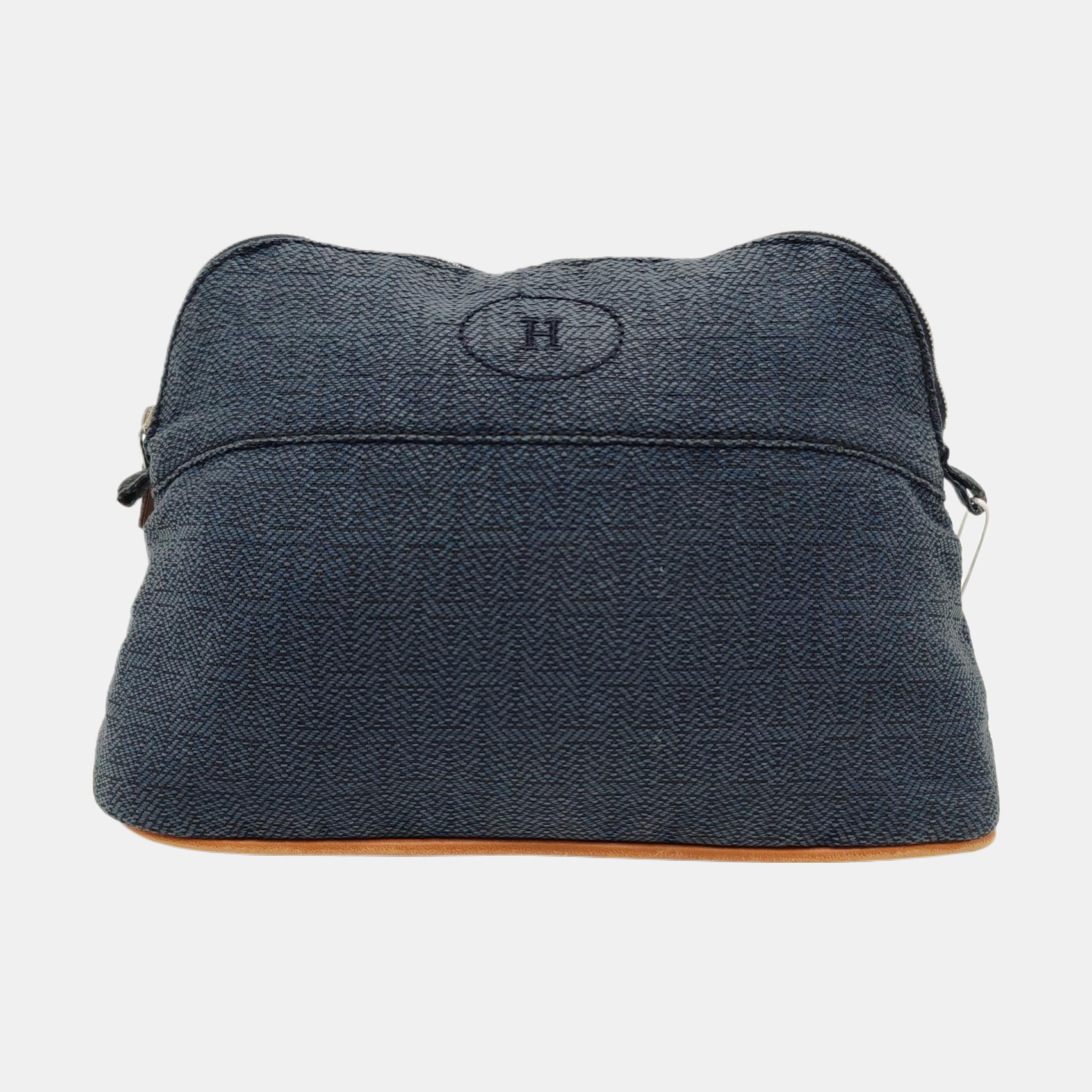 Authenticated pre-owned  Bolide Medium Fabric Blue - Clutch at Looply