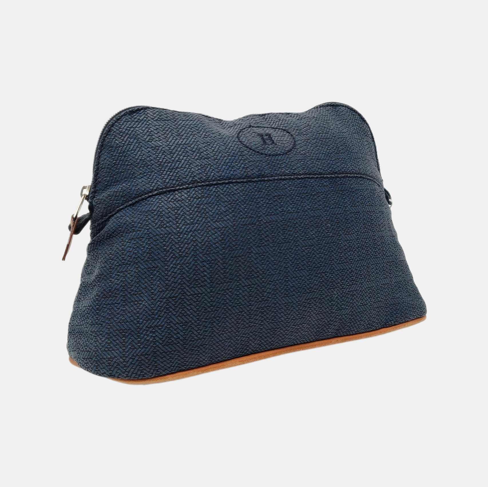 Authenticated pre-owned  Bolide Medium Fabric Blue - Clutch at Looply