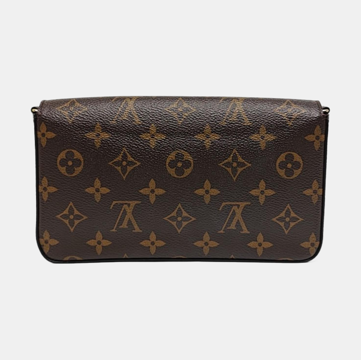 Authenticated pre-owned  Félicie Monogram Coated Canvas Brown - Crossbody Bag at Looply
