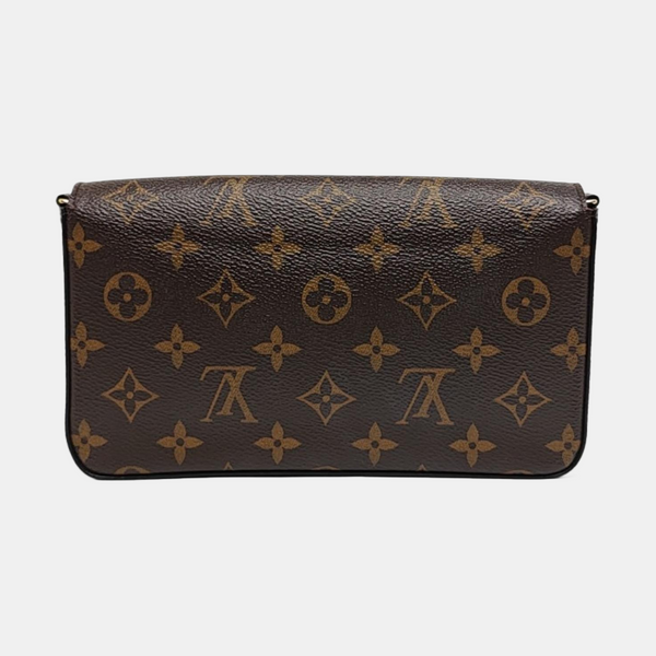 Authenticated pre-owned  Félicie Monogram Coated Canvas Brown - Crossbody Bag at Looply
