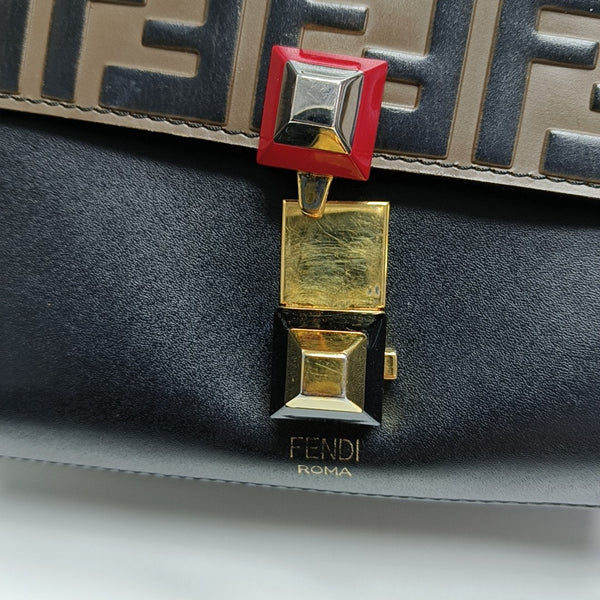 Kan I Mini Calfskin Black