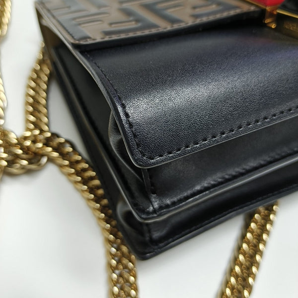 Kan I Mini Calfskin Black