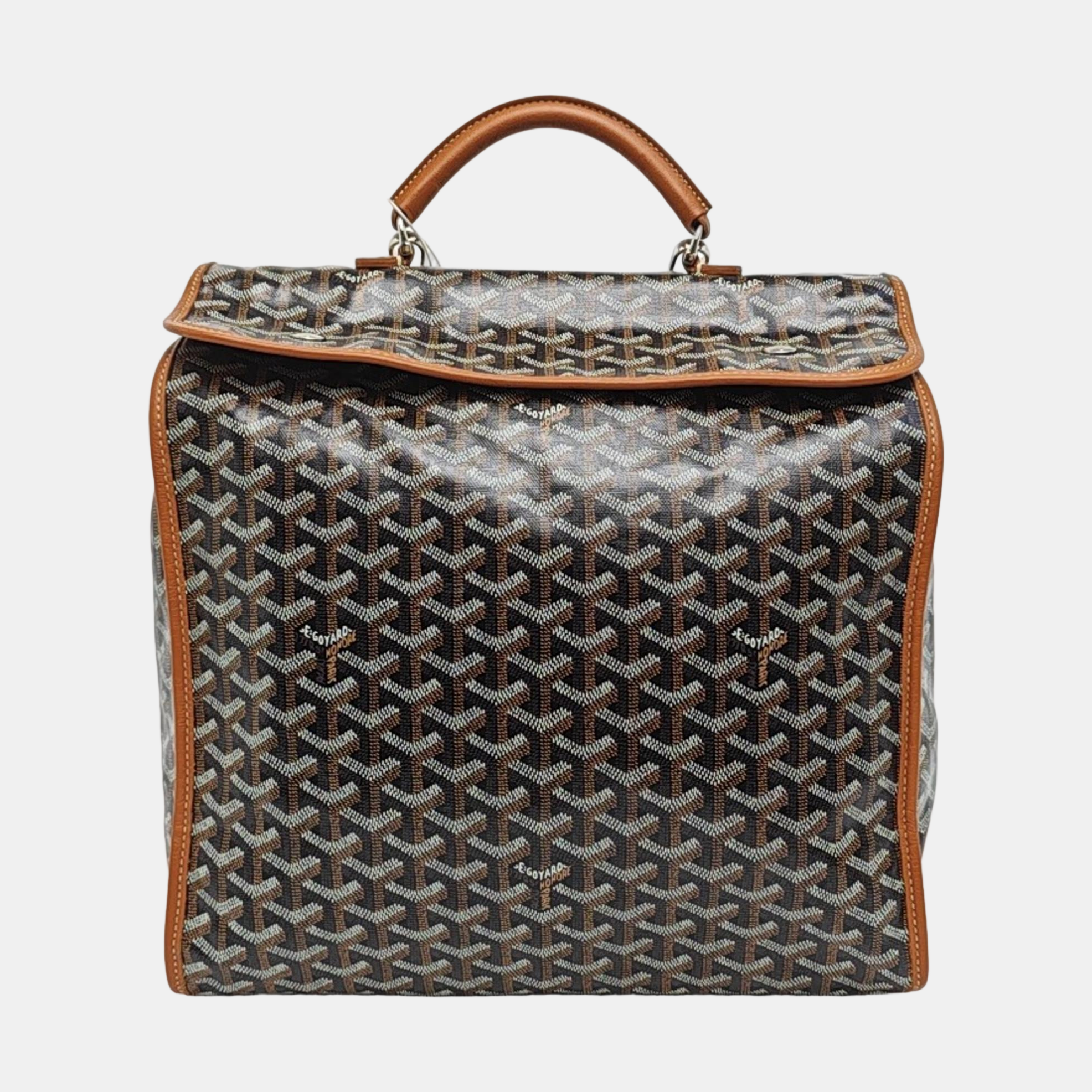 Saint Léger Coated Canvas Brown