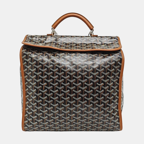 Saint Léger Coated Canvas Brown