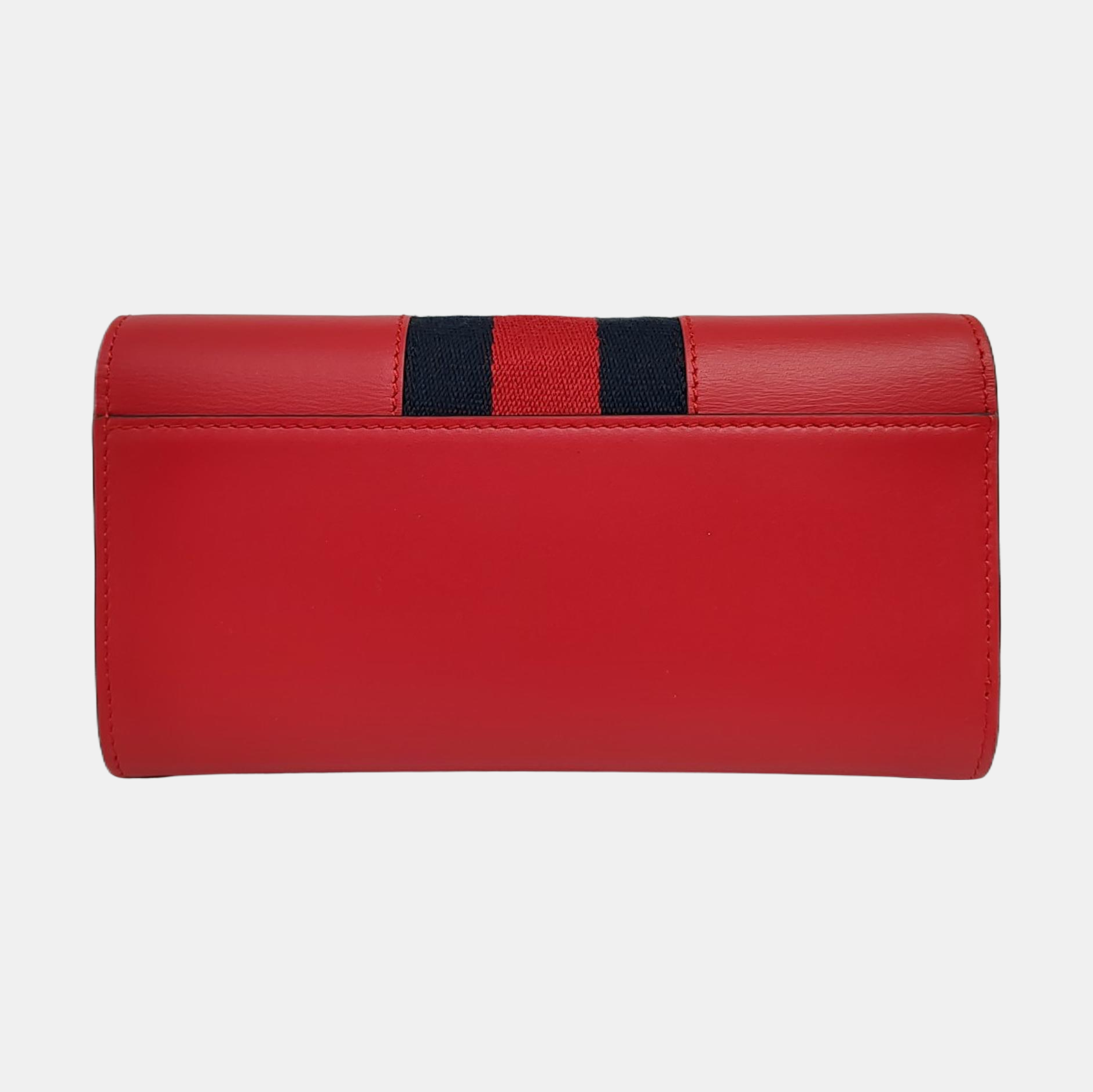 Authenticated pre-owned  Sylvie Calfskin Red Wallet - Wallet at Looply