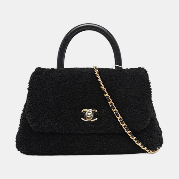 Authenticated pre-owned  Coco Handle Small Sheepskin Black - Crossbody Bag at Looply