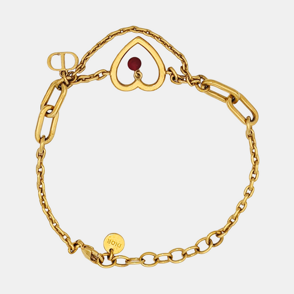 Authenticated pre-owned  Petit CD Gold-tone Metal Bracelet - Bracelet at Looply