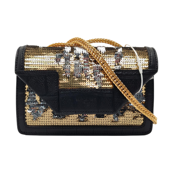 Authenticated pre-owned  Sequins Gold - Shoulder Bag at Looply