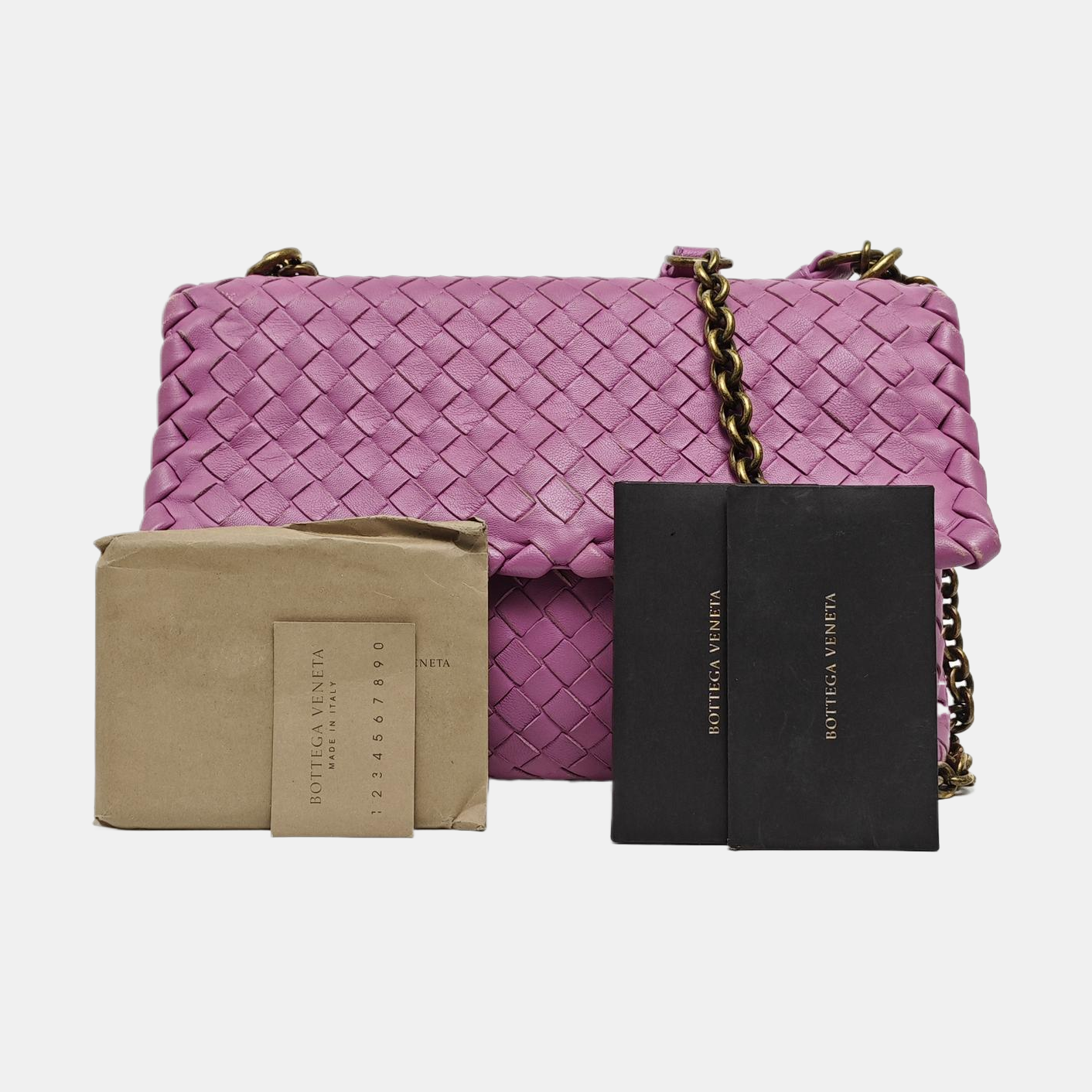 Authenticated pre-owned  Olimpia Small Lambskin Pink - Shoulder Bag at Looply