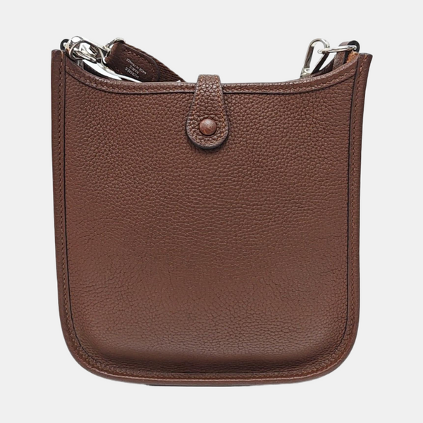 Authenticated pre-owned  Evelyne 17 Clemence Brown - Shoulder Bag at Looply