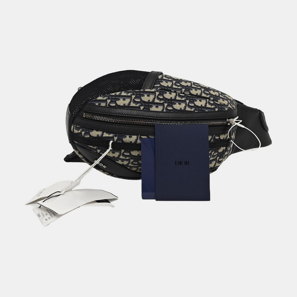 Authenticated pre-owned  Issimo Double Saddle Monogram Canvas Black - Crossbody Bag at Looply