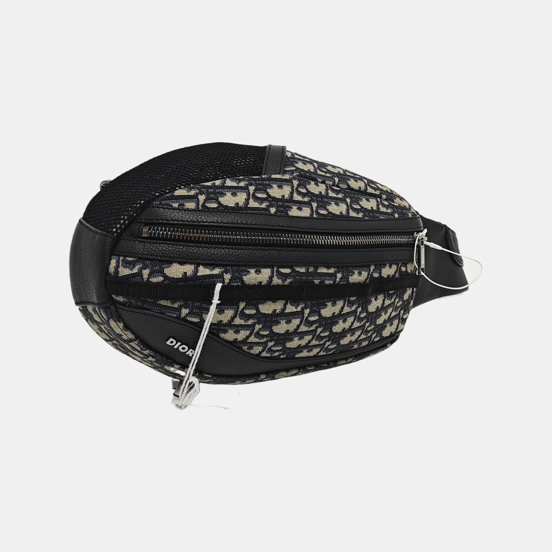 Authenticated pre-owned  Issimo Double Saddle Monogram Canvas Black - Crossbody Bag at Looply