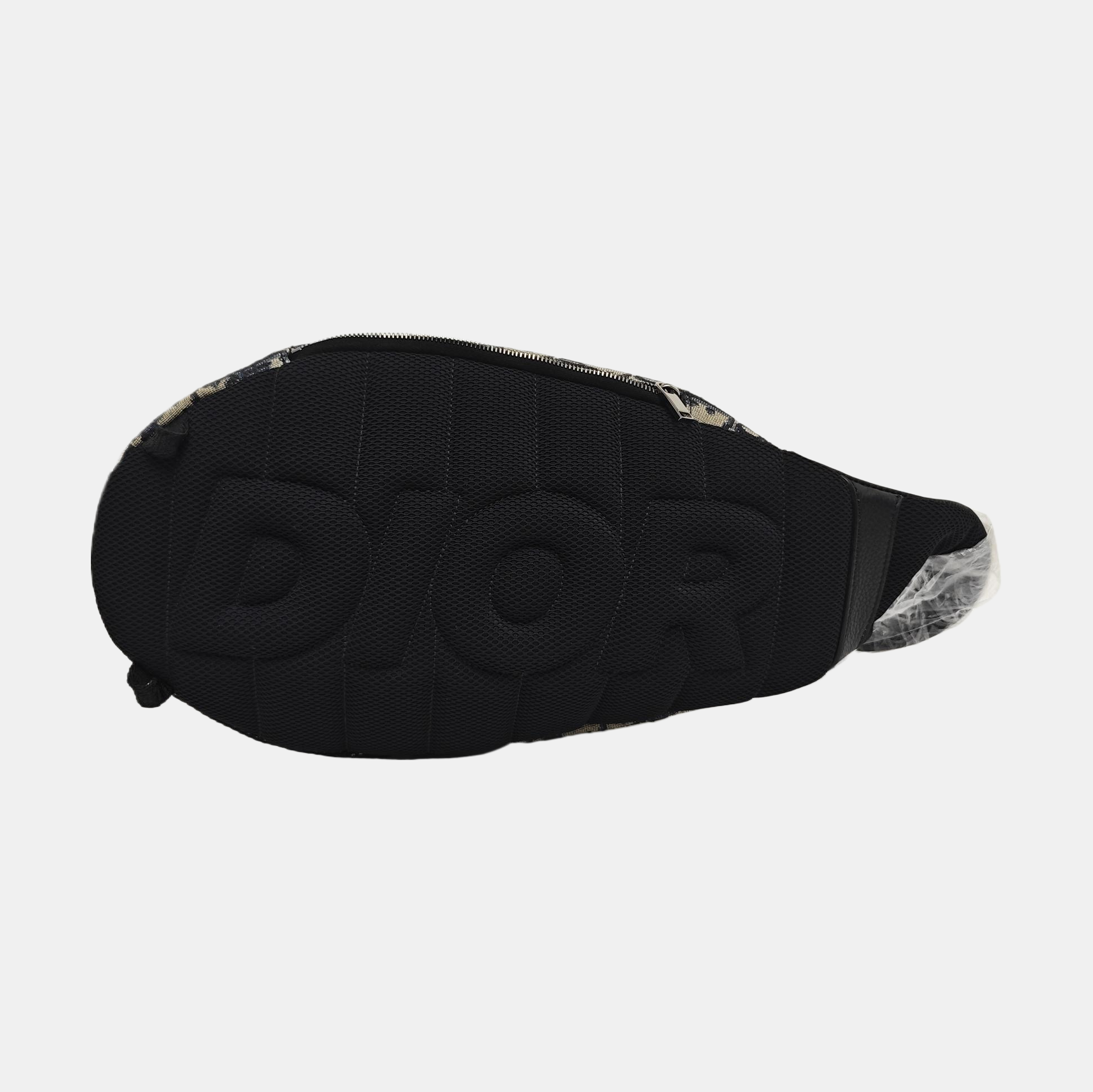 Authenticated pre-owned  Issimo Double Saddle Monogram Canvas Black - Crossbody Bag at Looply