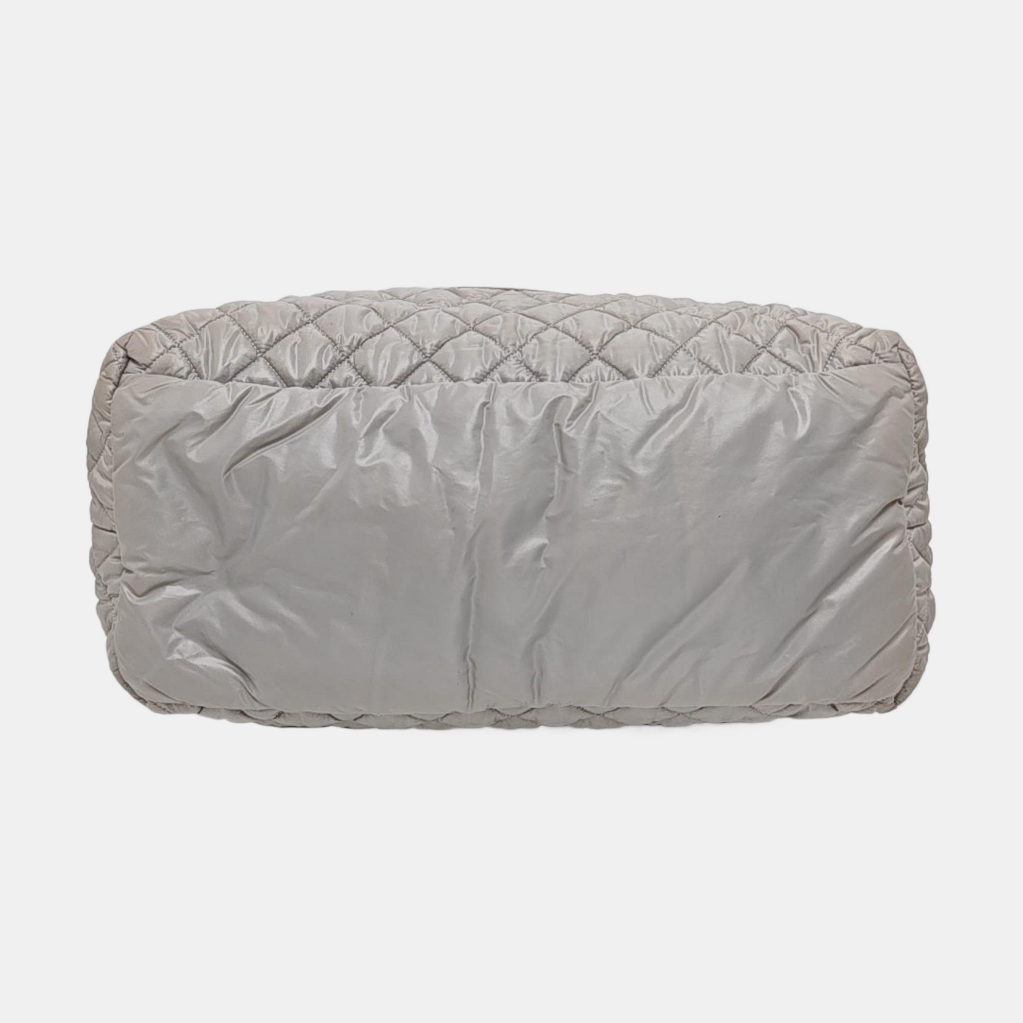 Authenticated pre-owned  Coco Cocoon Quilted Nylon Gray - Top Handle Bag at Looply