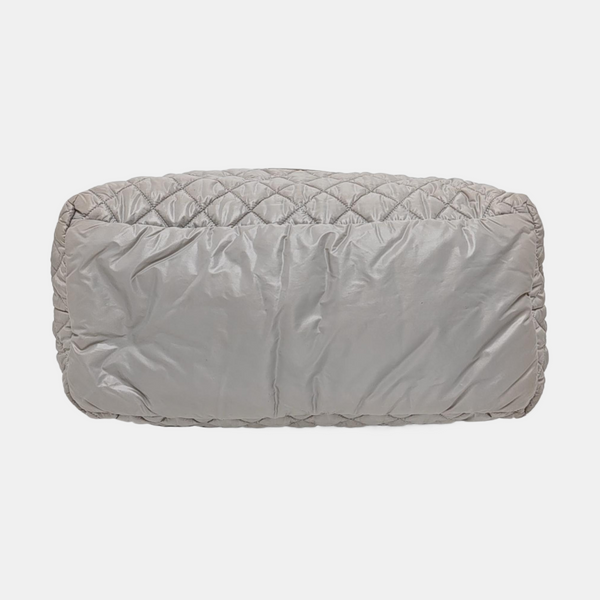 Authenticated pre-owned  Coco Cocoon Quilted Nylon Gray - Top Handle Bag at Looply