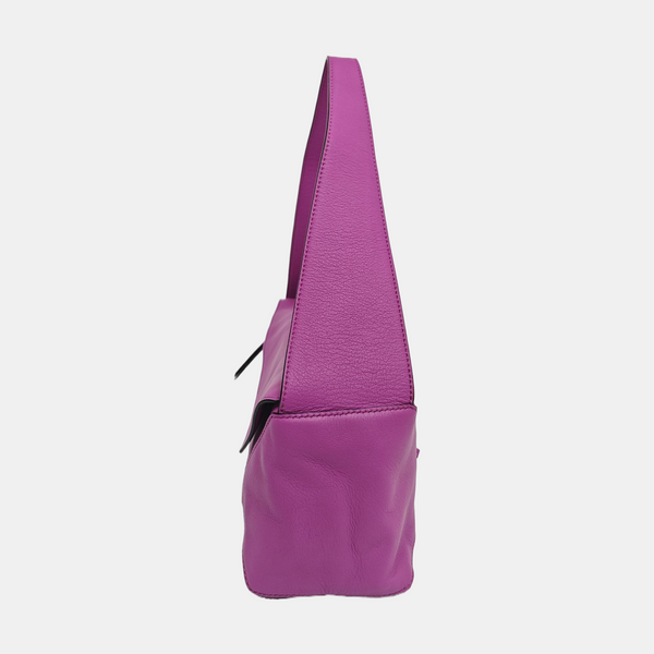 Authenticated pre-owned  Puzzle Hobo Calfskin Purple - Top Handle Bag at Looply