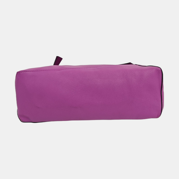 Authenticated pre-owned  Puzzle Hobo Calfskin Purple - Top Handle Bag at Looply