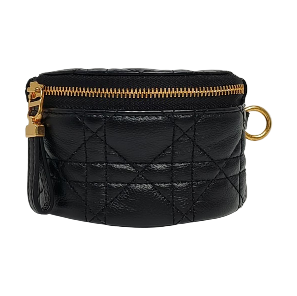 Authenticated pre-owned  Dior Caro Calfskin Black - Clutch at Looply