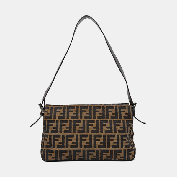Authenticated pre-owned  Baguette Canvas Brown - Top Handle Bag at Looply