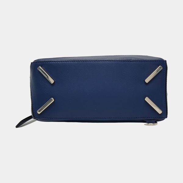 Authenticated pre-owned  Puzzle Small Calfskin Blue - Shoulder Bag at Looply