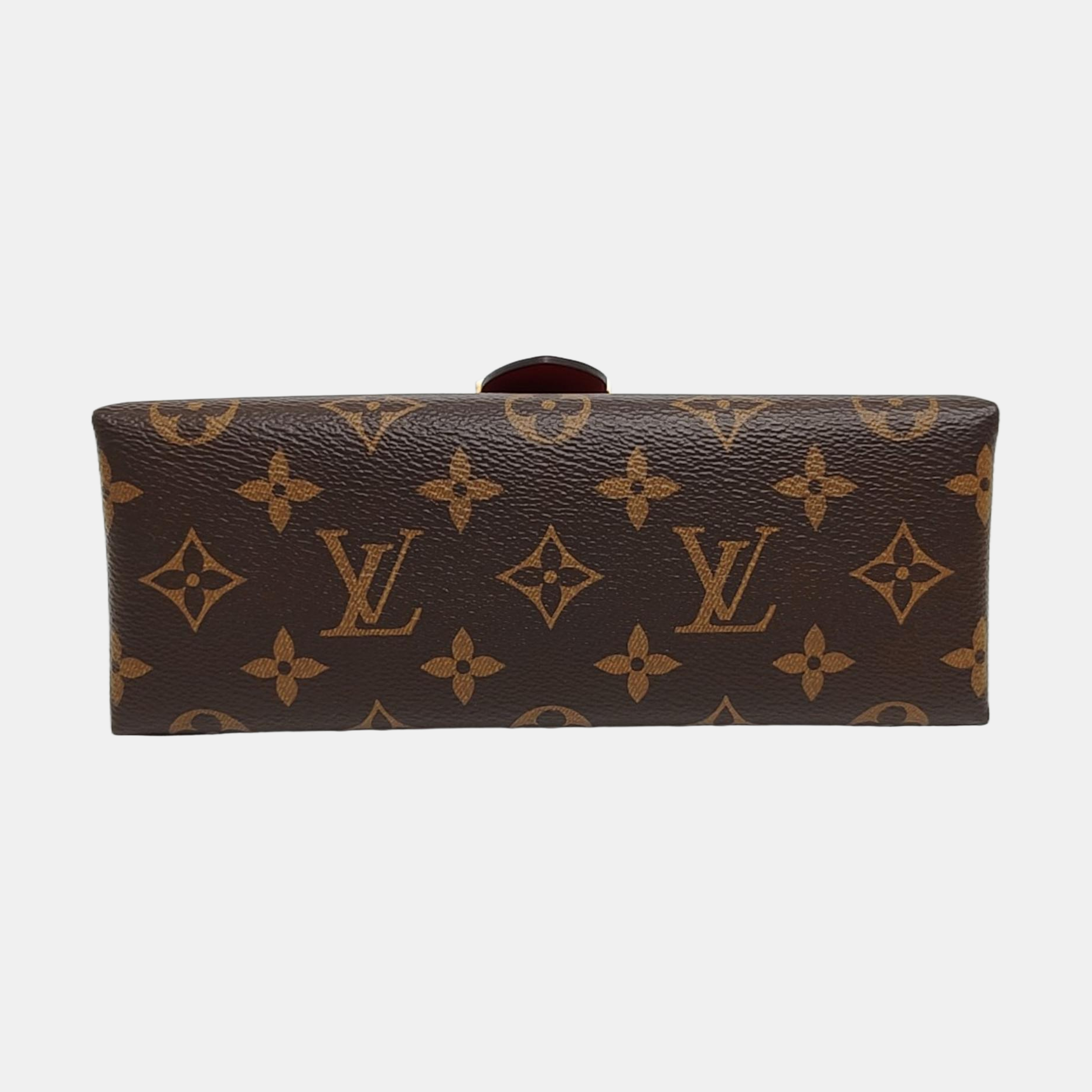 Authenticated pre-owned  Locky BB Monogram Coated Canvas Red - Shoulder Bag at Looply