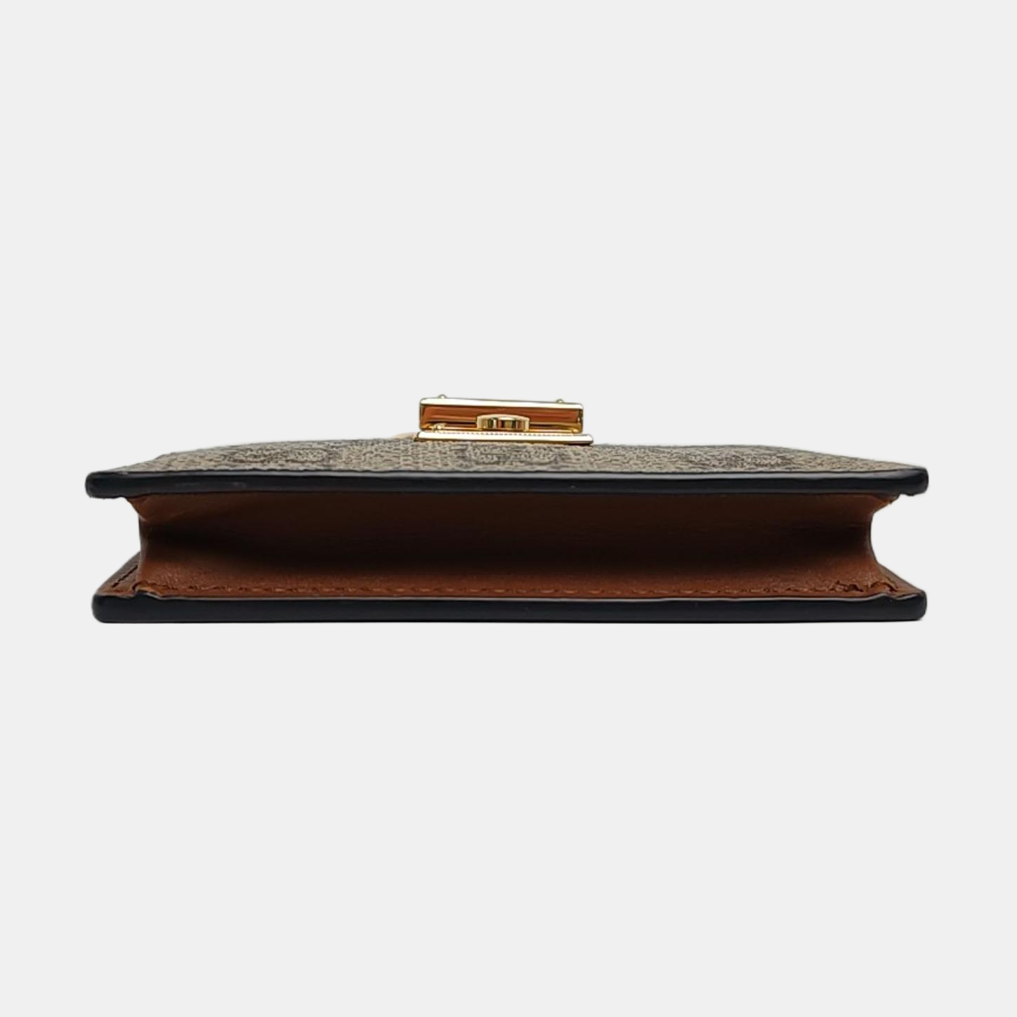 Authenticated pre-owned  Padlock Coated Canvas Beige Wallet - Wallet at Looply