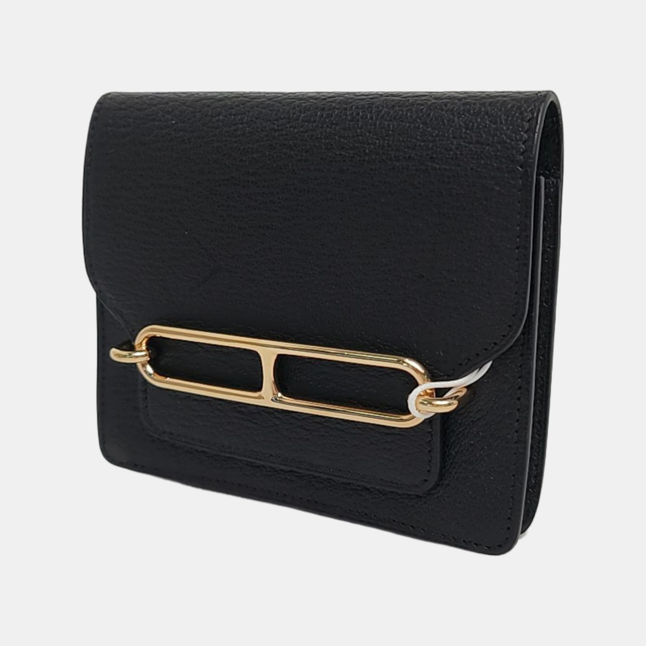 Authenticated pre-owned  Roulis Slim Chèvre Mysore Black Wallet - Wallet at Looply
