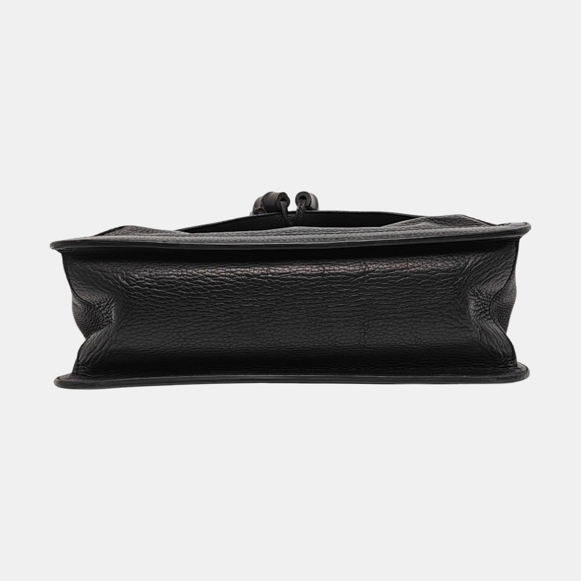 Authenticated pre-owned  Bamboo 1947 Medium Calfskin Black - Shoulder Bag at Looply