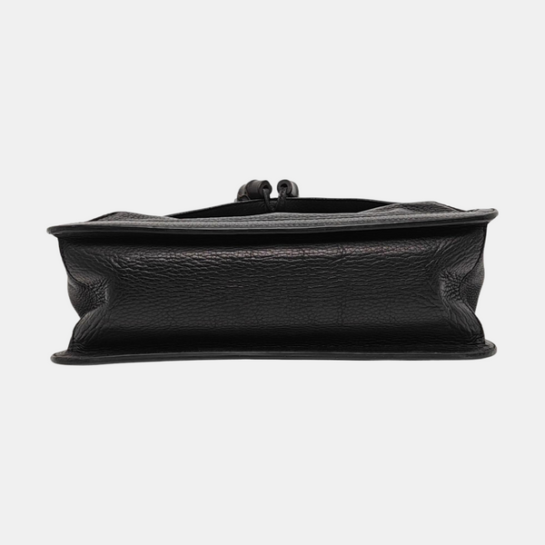Authenticated pre-owned  Bamboo 1947 Medium Calfskin Black - Shoulder Bag at Looply