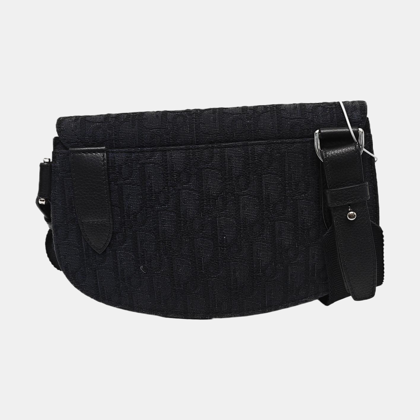 Authenticated pre-owned  Saddle Oblique Canvas Black - Shoulder Bag at Looply