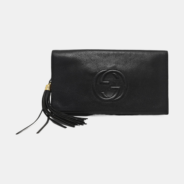 Authenticated pre-owned  Soho Calfskin Black - Clutch at Looply