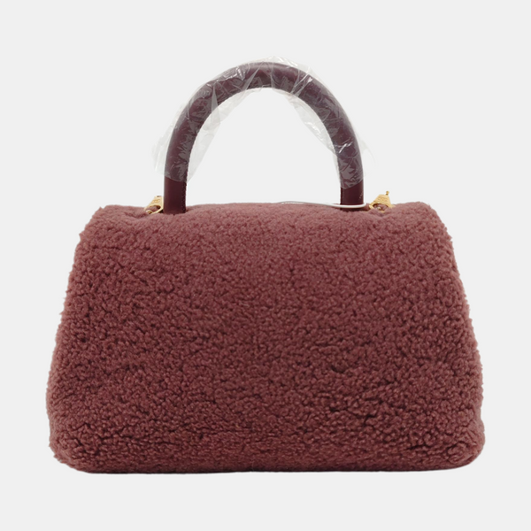 Authenticated pre-owned  Coco Handle Small Velvet Red - Crossbody Bag at Looply