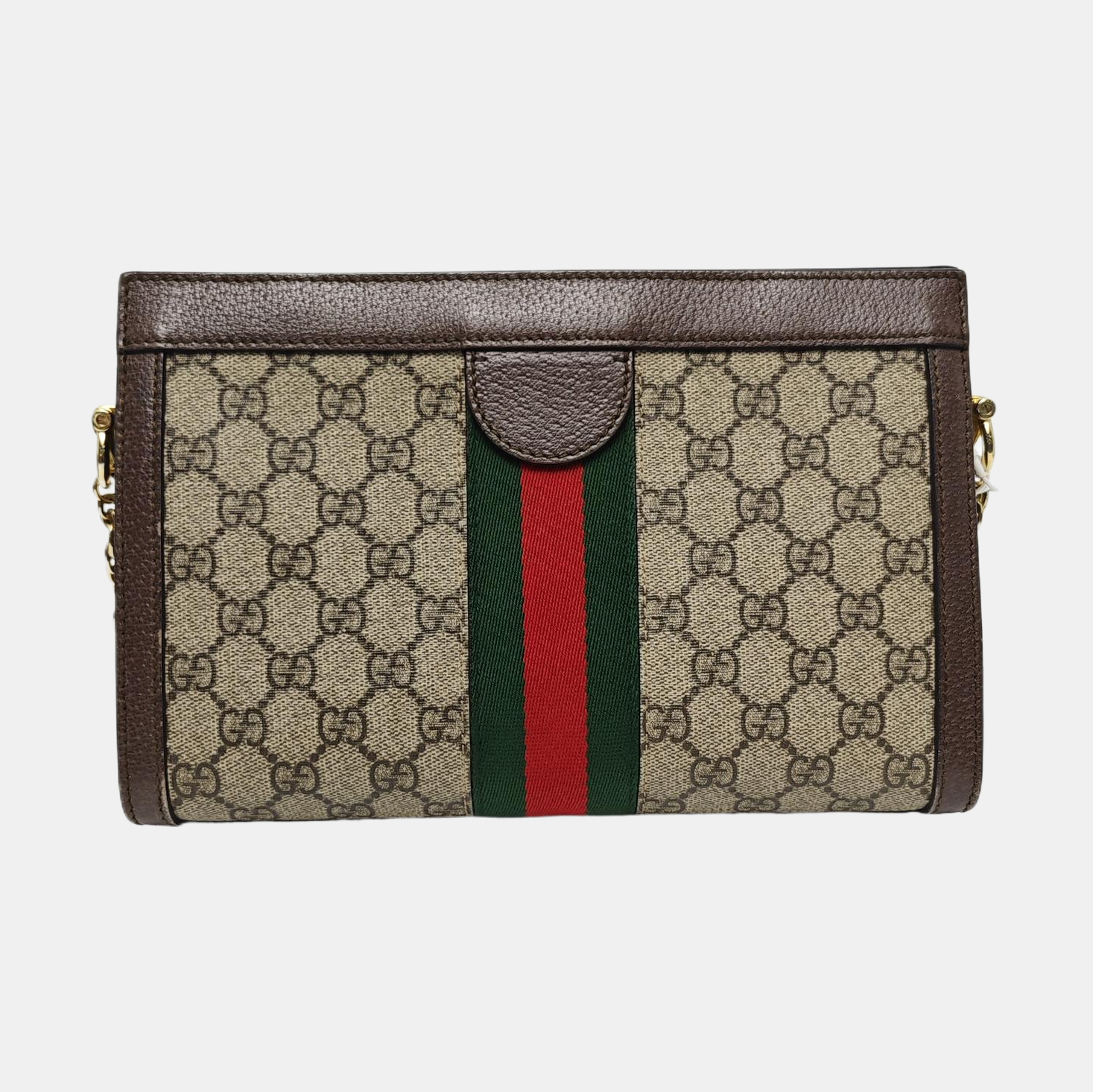 Authenticated pre-owned  Ophidia Small Monogram Coated Canvas Beige - Shoulder Bag at Looply