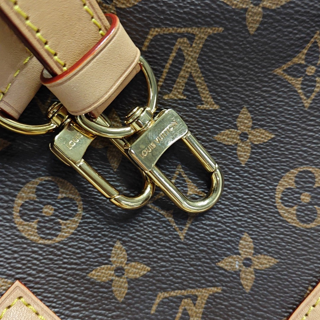 Authenticated pre-owned  Speedy 25 Monogram Coated Canvas Brown - Shoulder Bag at Looply