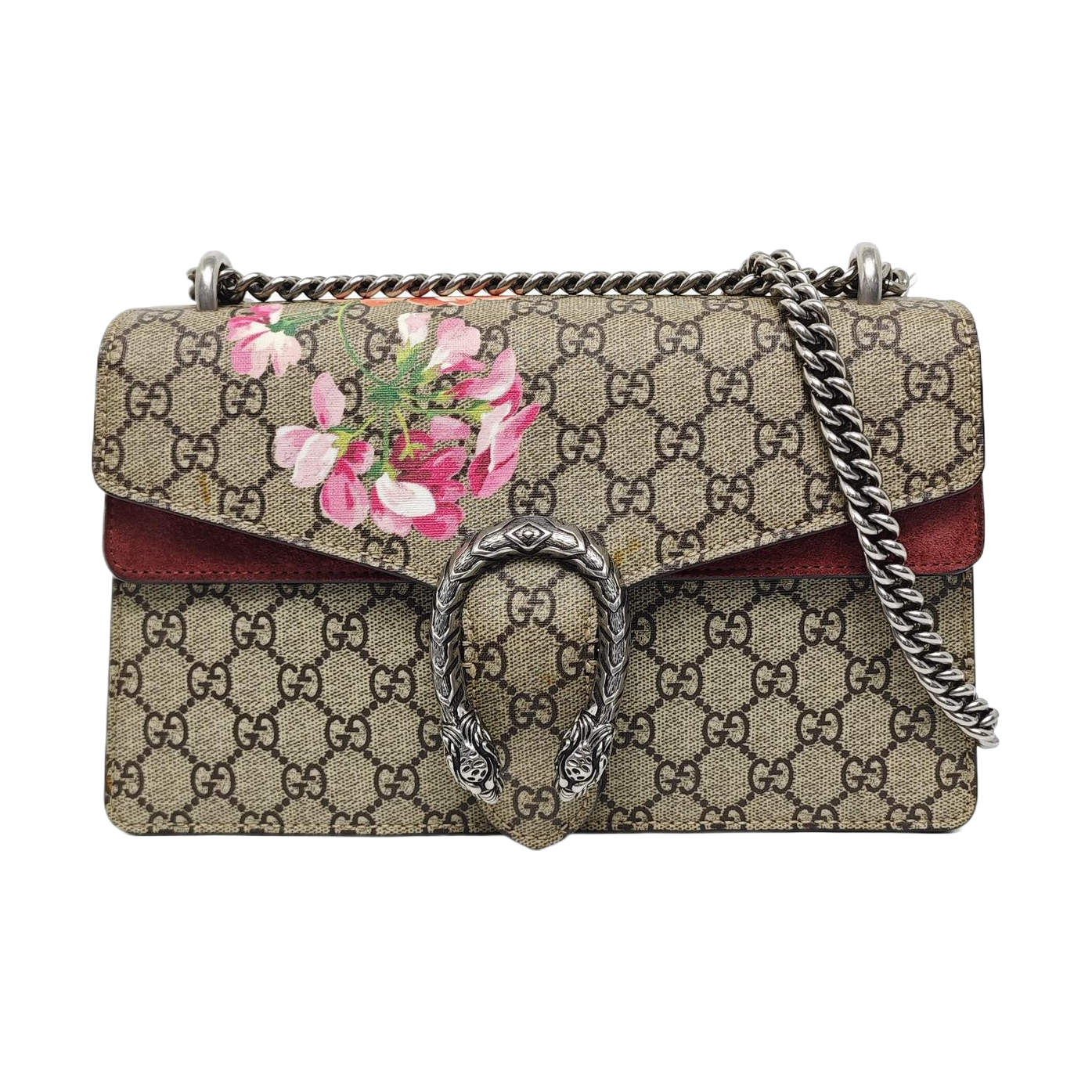Authenticated pre-owned  Dionysus Super Mini Monogram Coated Canvas Beige - Shoulder Bag at Looply