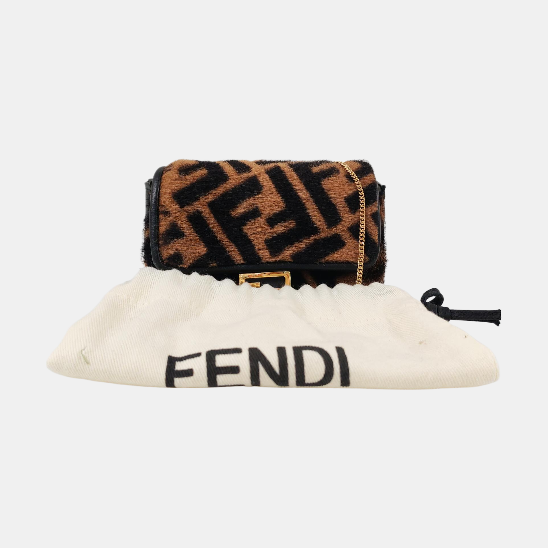 Authenticated pre-owned  Baguette Nano Calfskin Multicolor - Shoulder Bag at Looply