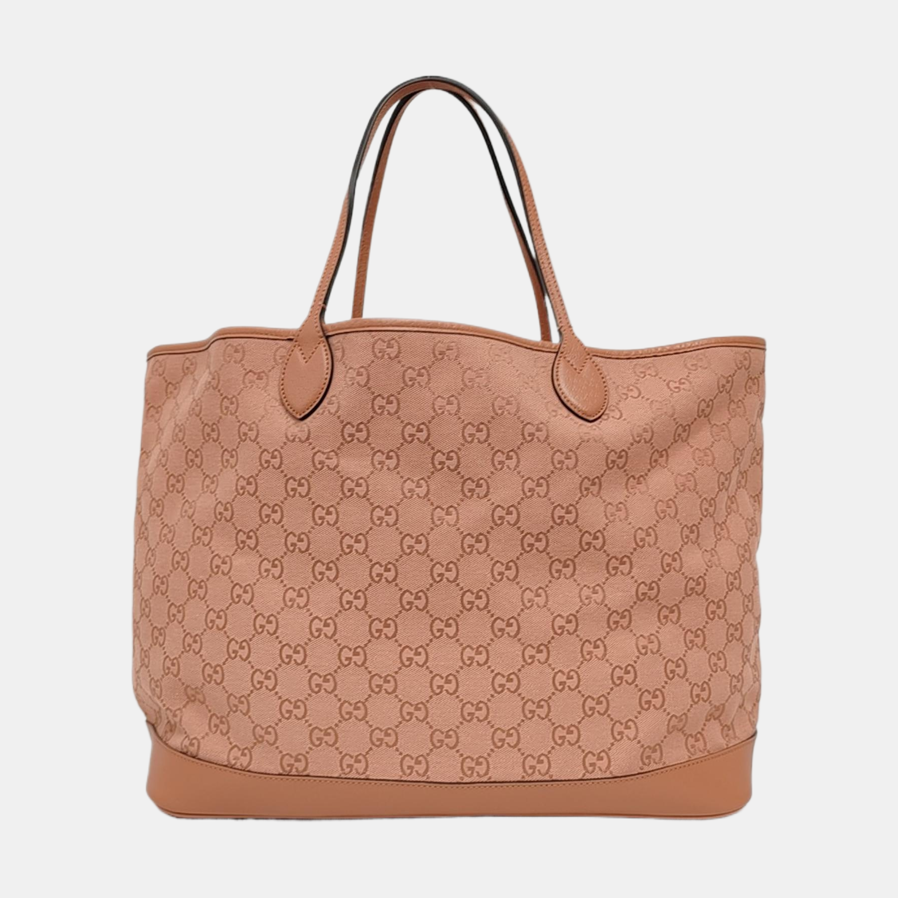Authenticated pre-owned  Ophidia Monogram Fabric Pink - Top Handle Bag at Looply