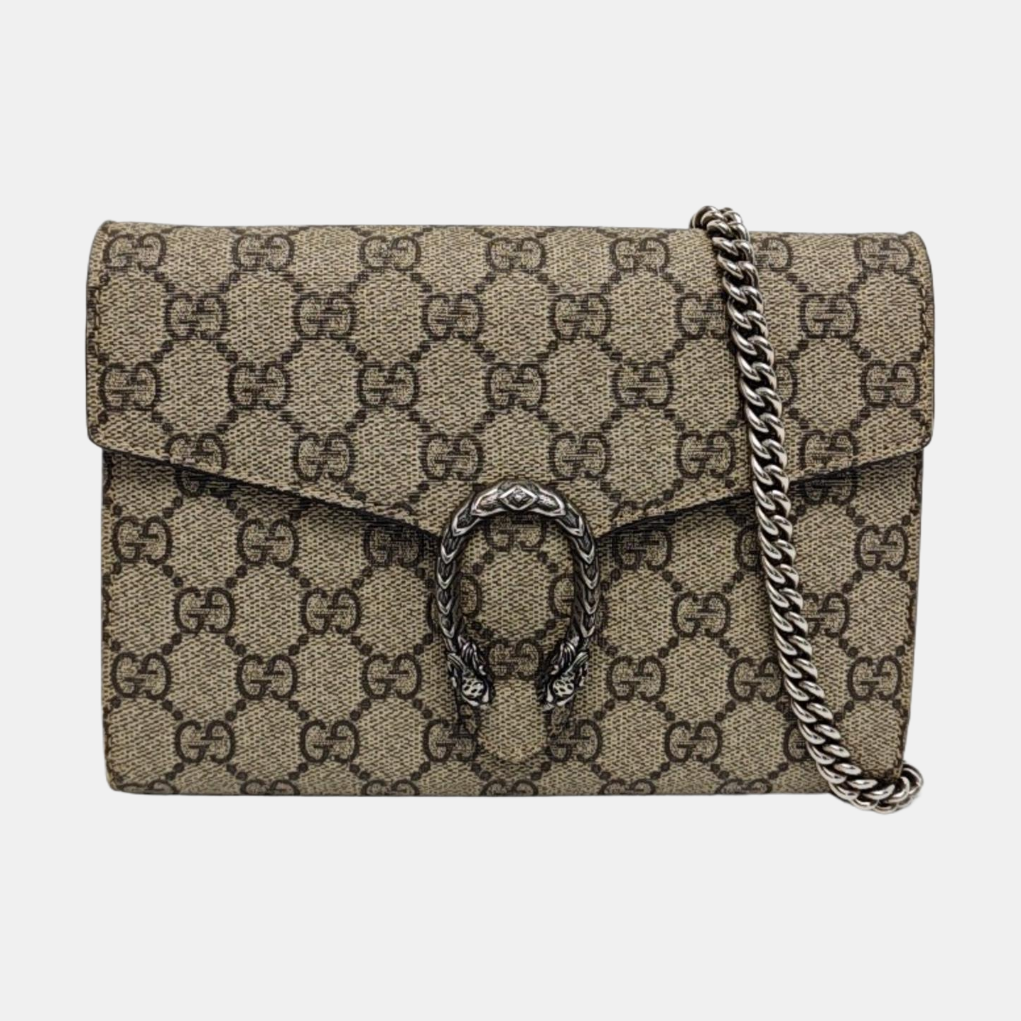 Dionysus Monogram Lona Revestida Beige