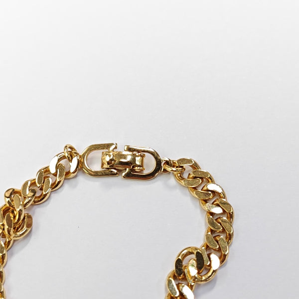 Authenticated pre-owned  Petit CD Gold-tone Metal Synthetic Crystal Bracelet - Bracelet at Looply