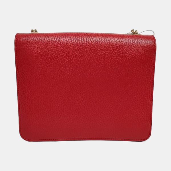 Authenticated pre-owned  Interlocking G Small Calfskin Red - Crossbody Bag at Looply