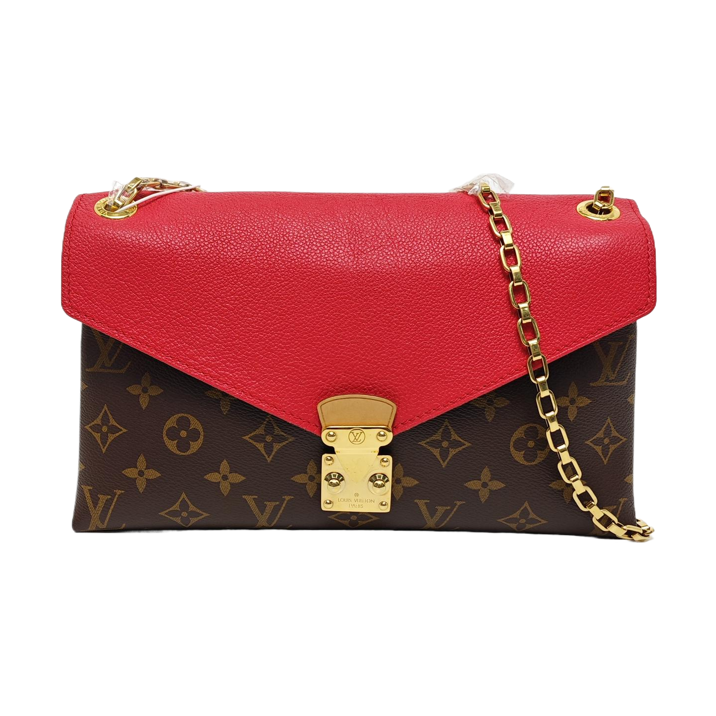 Authenticated pre-owned  Pallas Monogram Coated Canvas Brown - Shoulder Bag at Looply