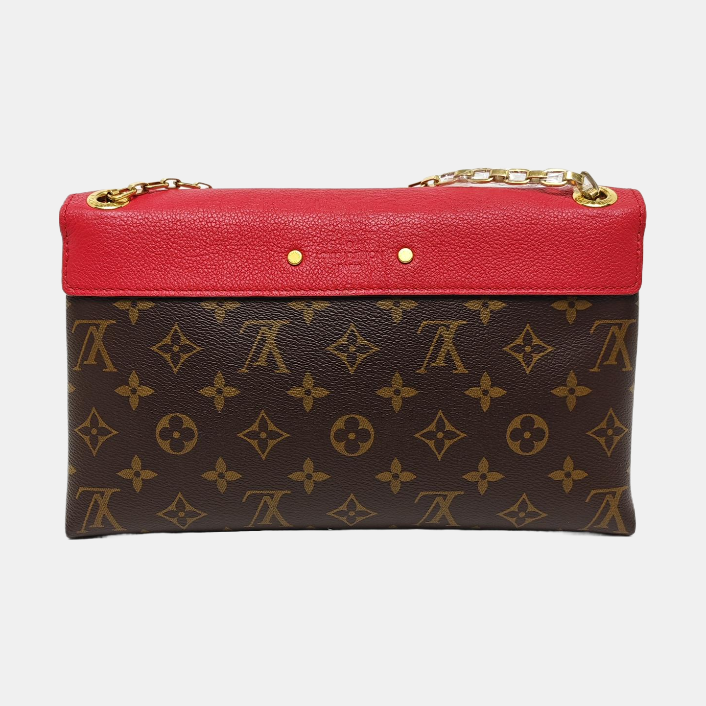 Authenticated pre-owned  Pallas Monogram Coated Canvas Brown - Shoulder Bag at Looply