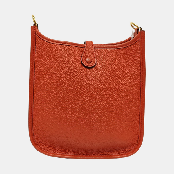 Authenticated pre-owned  Evelyne TPM Clemence Orange - Shoulder Bag at Looply