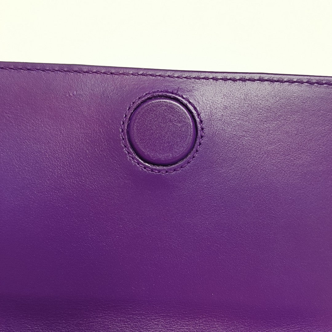 Authenticated pre-owned  GG Marmont Calfskin Purple - Crossbody Bag at Looply