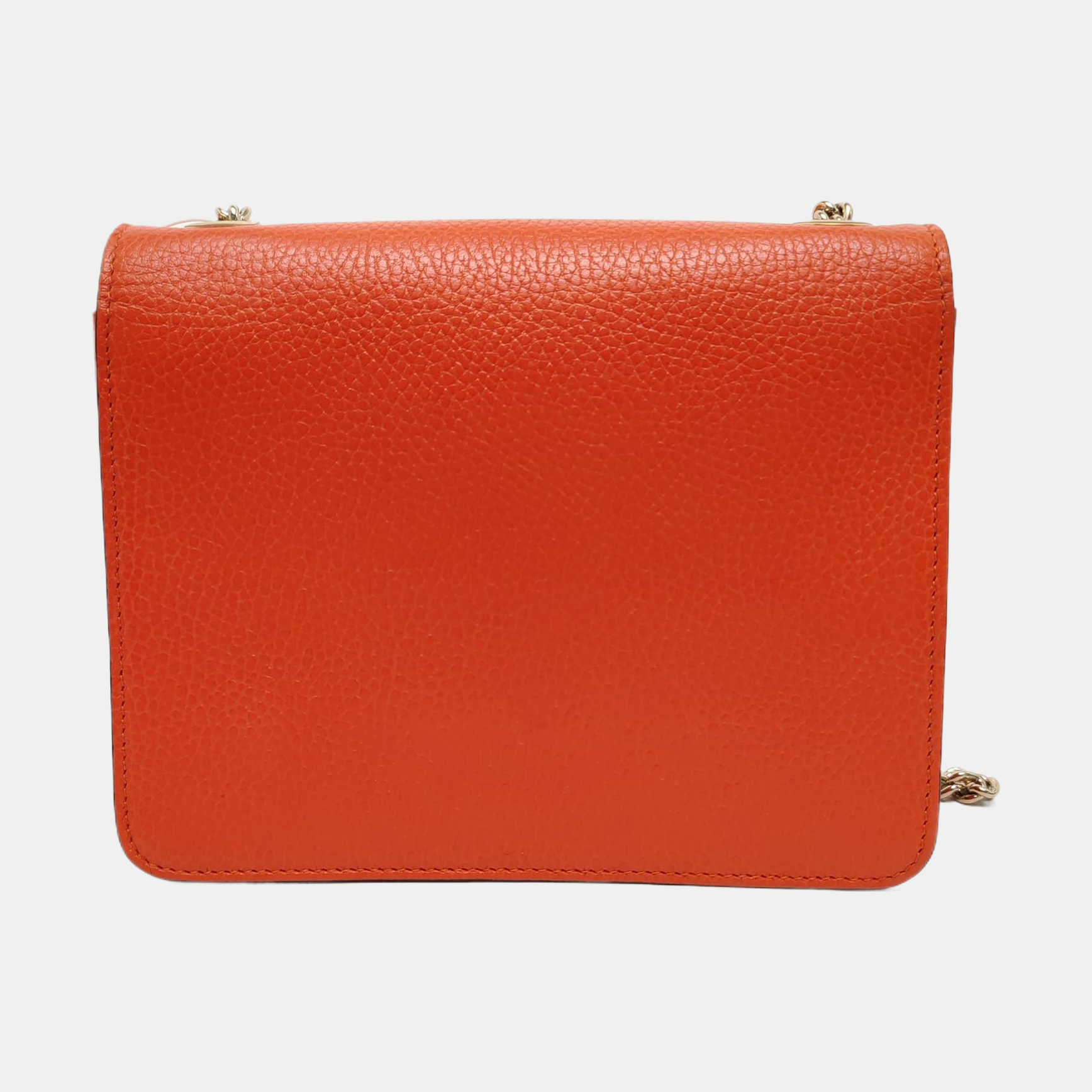 Authenticated pre-owned  Interlocking G Calfskin Orange - Shoulder Bag at Looply