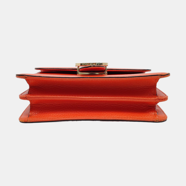 Authenticated pre-owned  Interlocking G Calfskin Orange - Shoulder Bag at Looply