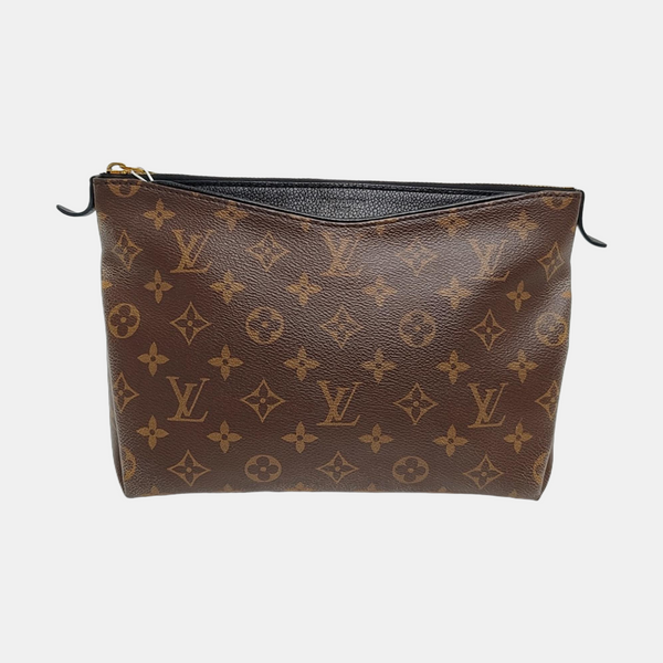 Authenticated pre-owned  Pallas Monogram Coated Canvas Brown - Clutch at Looply
