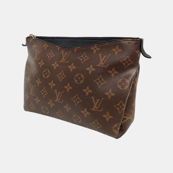 Authenticated pre-owned  Pallas Monogram Coated Canvas Brown - Clutch at Looply
